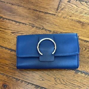 Elegant Navy Blue Clutch